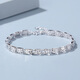 TTMIX turned imitation diamond platinum bracelet pt950 authentic fashionable women's platinum bracelet birthday gift 6.7-6.9g 16+3cm
