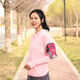 Zhizhou outdoor mobile phone bag, sports arm bag, cycling fitness running wrist bag, multi-purpose for men and women, can be worn cross-body and slung over one shoulder, red
