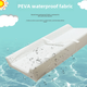 Zhongwentang baby changing pad table touch massage table baby changing pad diaper table waterproof diaper pad new care three-sided protective mat + cartoon cloth cover 80x43cm