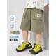 Diese Nacht und diesen Monat [kurze Sammlung] Jungen Dinosaurierauto gestickt Shorts Sommerkleidung Kinderkleidung Kinderhose Casual U15870 Denim Blue 90 cm
