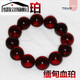 Yiqi Myanmar natural wine red blood amber bracelet amber beeswax blood pool bracelet men and women authentic blood amber bracelet collection grade 16mm (boys style)