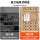 Yusenyi dormitory shoe box storage box transparent shoe box drawer-type paper box shoe storage artifact space-saving stackable shoe cabinet widened version (universal for men's and women's shoes) 6 pieces 1x1x1cm
