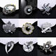 
Chengwu cross-border hot brooch high-end light luxury clothing accessories pin jewelry pearl brooch enamel placket DY13754-1