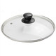 Jieyi 30cm pot lid 32cm universal tempered glass visible household steamer lid rice cooker lid induction cooker small pot lid tempered glass pot lid inner diameter 32CM (suitable for inner diameter 31.8-32.3)