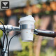 Captain Tas bicycle coffee cup holder road bike milk tea cup holder adjustable aluminum alloy handlebar water bottle holder silver