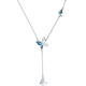 Saturday Fudiewu PT950 platinum necklace butterfly B0610965 about 2.98g 40+5cm birthday gift