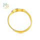 Chow Sang Sang Gemini Gold Ring Love Secret Pure Gold Pentagram Open Ring 90219R Price 2.52g (including labor cost 100 yuan)