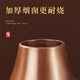 Longshun Copper Art Copper hot pot charcoal old-fashioned pure copper hot pot pot hand-thickened old Beijing meat-shabu copper pot hot pot carbon stove 8-10 people mandarin duck antique style 36cm