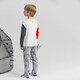 
AIMER KIDS Modal boys and girls children's pajamas and home clothes can be worn on the outside with a thin autumn Ultraman IP joint milk leather jacket Ultraman 100