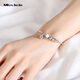 Miss JuJu pt950 platinum queen crown bracelet for women platinum fashion star small waist transfer bead bracelet weight 7.4-7.6g (53-57mm can be worn)