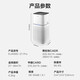 Midea air purifier, formaldehyde removal, dust removal and smog removal, maternal and infant household pollen removal and odor removal air disinfection machine, chess and card room billiard hall smoke removal and smoke odor purification machine, household formaldehyde removal, white