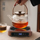 Gaoming 2025 new electric ceramic stove teapot tea set glass boiling water teapot household teacup cup holder with tea tray practical tea set set