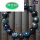 SFIZIO Collection Level Natural Aquamarine Bracelet Female Star Light Cat Eye Starry Sky Devil Blue Ice Transparent Blue Crystal Hand Devil Blue Collection Level 11mm No. 13596