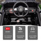 HERO THRIVE Mercedes-Benz children's electric four-wheel off-road car for boys and girls, six-wheel drive, can sit in adults' self-driving remote control parent-child toy car, painted black six-wheel drive + leather seat + full function + dual throttle + silent wheel + 12V7A Super Power battery