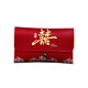 Fabric red envelope, wedding red envelope, one-in-a-million red envelope, wedding red envelope bag, large 10,000 yuan red envelope, engagement change fee, embroidery style - Yuanxi, can hold 10,000