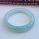 FALRIA Fa Laier ice jade bracelet Burmese ice waxy light green floating green oil green floating flower jade bracelet full circle high ice authentic jade bracelet 59mm