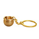 2025 Fortune Brass Keychain Baifu Cylinder Five Emperors Money Hoist Cart Key Pendant High-end Gift Keychain Brown Rope Five Emperors Money + Baifu Cylinder + Gourd/Give Sand