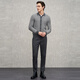 EMZ Ordos 100% mercerized Australian wool 7A antibacterial men's wool sweater autumn and winter commuting simple lapel