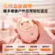 MINISO 2025 new 3c certified hand warmer for girls, long battery life, baby warmer, cute cute pet cover, mini hand-held charging hot birthday gift for students, suitable for Xiaomi Huang Xiaoli 6500 mAh large capacity, suitable for both gifts and personal use