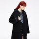 BOY LONDONFW21 Gothic letter Logo printed embroidered suit windbreaker, same style for men and women, black black XS