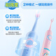 Sakykids Electric Toothbrush Sakykids Sonic Vibration Fluorine Brush Professional Anti-moth Soft Bristle Gum Protection Dual Mode F2 Powder (Suitable for 3-12 years old) Birthday Children's Day Gift