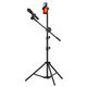Preferred (JLV) Preferred Microphone Desktop Cantilever Floor-Standing Metal Folding Tripod Mobile Phone Portable Live Broadcast Base Floor-Double Microphone Stand Comes with Storage Bag