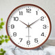KODO solid wood clock living room table clock creative desktop modern simple new retro pendulum clock display type wall clock ornaments Ping An Xile-10 inches solid wood frame no Specifications