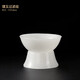 Jiaqi brand mutton fat jade raw jade tea leak ice seed jade porcelain tea filter Dehua white porcelain ceramic male cup raw jade filter set