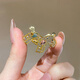 LANSILL crystal pony brooch for women, high-end light luxury, high-end niche design pin accessories, birthday gift for girlfriend XZ0613 pony brooch