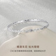 CRD Ke Laidi spot sparkling pt950 broken ice love platinum bracelet romantic heart-shaped gift for girlfriend 15.45g-52MM