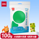 Deli (deli) 100g large package ultra-light clay toys toddlers beach colored clay plasticine clay DIY art handicraft materials children's school stationery birthday gift green