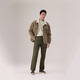Levi's Levi's 25th Autumn and Winter New Men's Lapel American Retro Fashion Corduroy Casual Jacket Khaki L