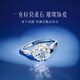 Central Chuang Fashion Chinese Gold Moissanite Ring Diamond Ring Proposal Ring Women's One Carat 1 Carat Moissanite Women's Ring