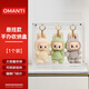 OMANTI figure pendant storage box can be stacked with dust-proof transparent display box labubu enamel plush doll display stand transparent storage box hanging style 1 piece