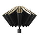 Umbrella, extra large parasol, reinforced, thickened, wind-resistant, student male and female semi-automatic sun protection sun umbrella, manual 8-bone black glue, about 100cm, beige