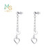 Chow Sang Sang Pt950 platinum long rhombus pendant platinum earrings earrings platinum earrings 45262E pricing