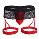 Gfi sexy 2025 new free men's sm men's sexy underwear underwear thong temptation men's date shirt black and red one size