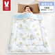 Moir Rabbit Baby Quilt Maternal and Infant Class A Children's Autumn and Winter Wool Throw Blanket Kindergarten Baby Thickened Nap Blanket Constant Temperature Quilt Whale Falling into the Cloud Medium Thick Applicable Temperature 10-25 Wool Constant Temperature 100*120cm丨10A Antibacterial丨Double Temperature Control