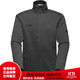 MAMMUT Arctic solid color stretch comfortable quick-drying mid-layer fleece jacket men's black and gray mixed color S