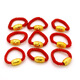 KZD Old Phoenix 999 pure gold ring gold ring female ring natal transfer bead ring braided red rope ring red rope transfer bead gold ring