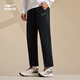 Hongxing Erke sports pants autumn new men's pants straight knitted trousers solid color simple outdoor casual nine-point pants for men