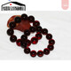 Yiqi Myanmar natural wine red blood amber bracelet amber beeswax blood pool bracelet men and women authentic blood amber bracelet collection grade 16mm (boys style)