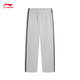 Li Ning straight-leg sweatpants sports trousers couple style football retro style versatile loose casual pants AKLU867