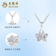 Lao Fengxiang PT950 Maple Leaf Pendant 2025 New Women's Light Luxury Platinum Necklace Birthday Chinese Valentine's Day Teacher's Day Gift for Girlfriend Platinum Maple Leaf Pendant About 1.6g Free Silver Chain + Brand Gift Box