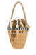 PRADA Wicker Drawstring Mini Bucket Bag Color Matching One Size