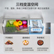 Haier 2025 new Xiaohonghua 541L French multi-door refrigerator dual system EPP ultra-clean-30 deep-freezing intelligent freeze-drying and wet storage ice making large capacity first-class energy efficiency household refrigerator BCD-541WGHFDC9GPU1 national subsidy
