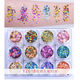 Novis vita children's makeup eye shadow sequins stage makeup makeup stickers face decorations performance hair shine 12 stickers