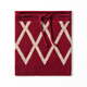 Da Vinci password pure wool knitted hat scarf dual-purpose autumn and winter 2025 new fashion scarf for women warmth to give girlfriend gift dark red 27cm*25cm