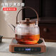 Gaoming 2025 new electric ceramic stove teapot tea set glass boiling water teapot household teacup cup holder with tea tray practical tea set set