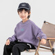 Duojia boys' velvet sweatshirt winter children's clothing long-sleeved casual sports warm bottoming children's simple printed versatile top